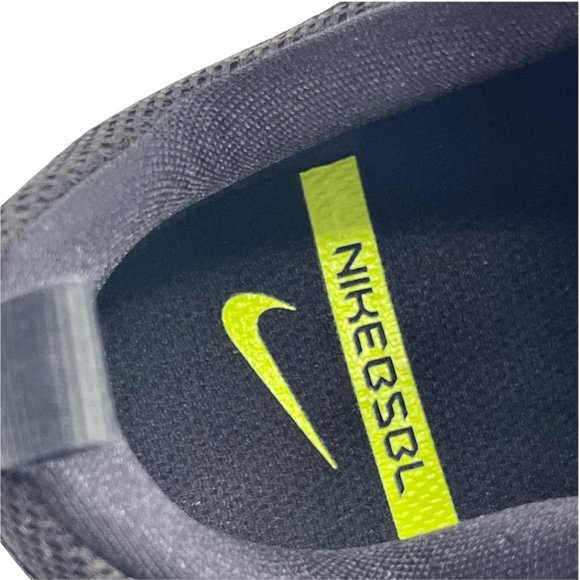 Nike Metal Baseball Cleats Mens 11 Black White Volt Lunar Vapor Ultrafly 852698 - Picture 6 of 9